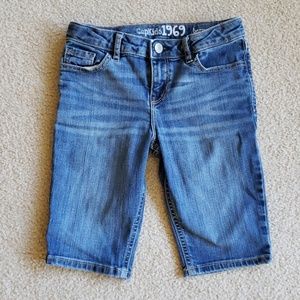 Gap kids denim Bermuda shorts girls size 10